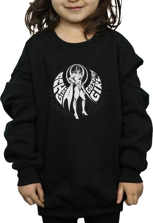 Actual product image Girls Batgirl Gotham Girl Sweatshirt (140, 146)