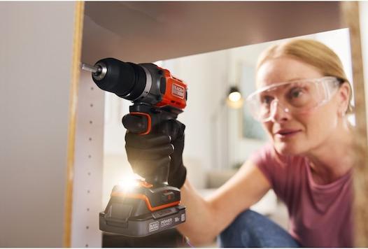 Immagine prodotto Black & Decker Trapano avvitatore a batteria Black&Decker 18V 2x2Ah,2G,Kof BCD382D2XK (Batteria ricaricabile)