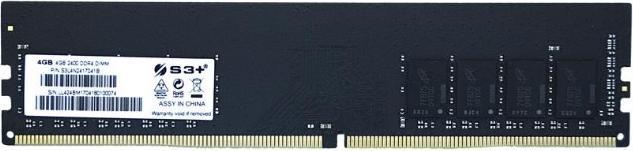 Produktbild S3Plus S3+ S3L4N2619041 Speicher 4 GB 1 x 4 GB DDR4 2666 MHz (1 x 4GB, 2666 MHz, DDR4-RAM, DIMM)
