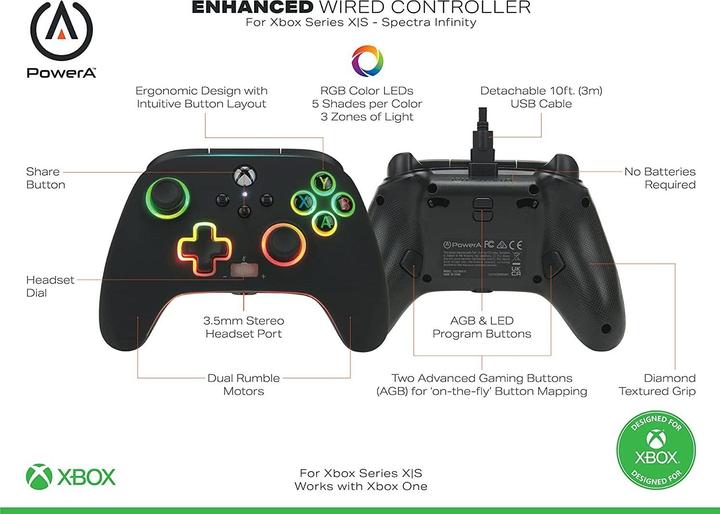 Image du produit PowerA Spectra Infinity Enhanced (Xbox Series X, Xbox One X, Xbox One S, Xbox Series S)