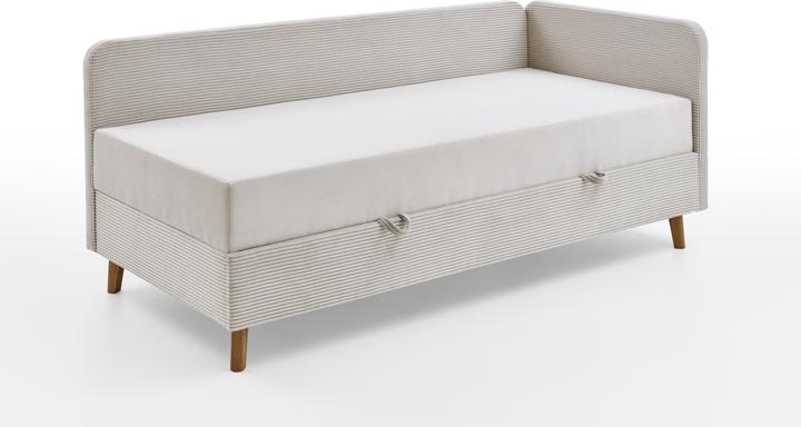 Produktbild Meise Möbel Cabana Studioliege inkl. Bettkasten und Taschenfederkern Matratze Stoff Poso (90 x 200 cm)