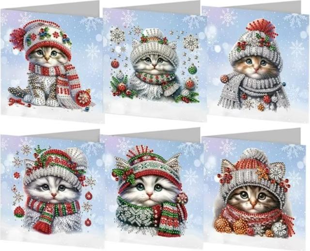 Produktbild MU Classic Diamond Painting Weihnachtskarten