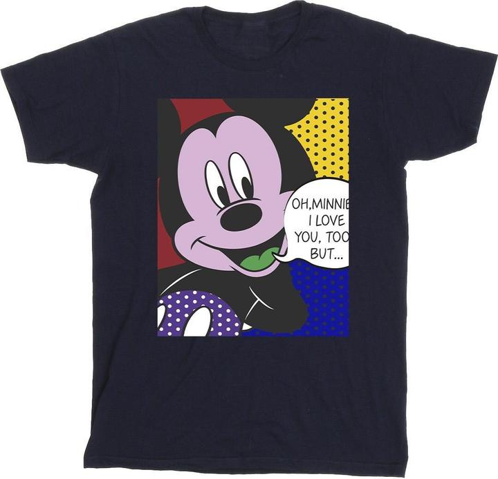Disney Mickey Mouse Oh Minnie Pop Art TShirt (L)