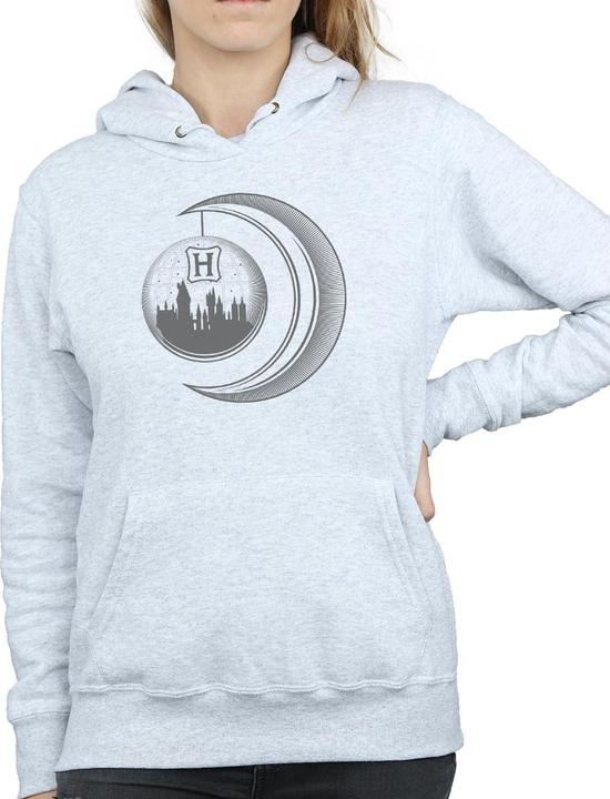 Actual product image Womens/Ladies Hogwarts Moon Hoodie (XL)