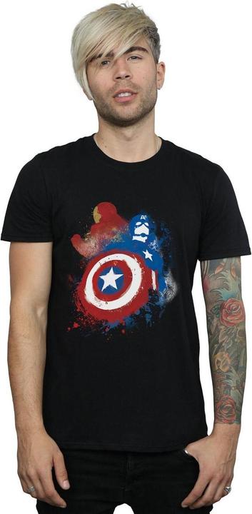 Produktbild Captain America Civil War Painted Vs Iron Man TShirt (S)