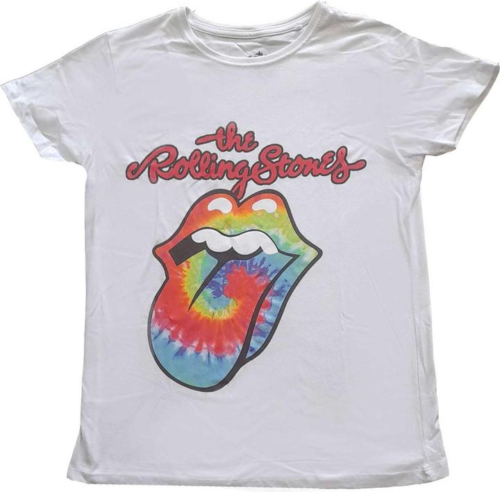 The Rolling Stones Tie Dye Tongue (Girlie)