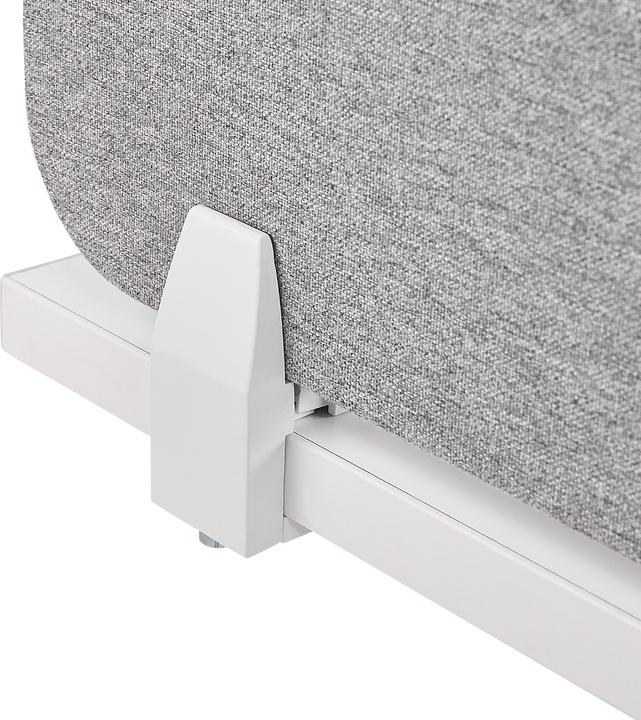 Produktbild Beliani Schreibtischtrennwand hellgrau 80 x 40 cm WALLY (80 x 40 cm)