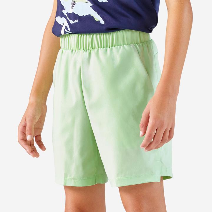 Immagine prodotto Artengo Kinder Tennisshorts - TSH Dry Jr hellgrün (8, 9, 10)