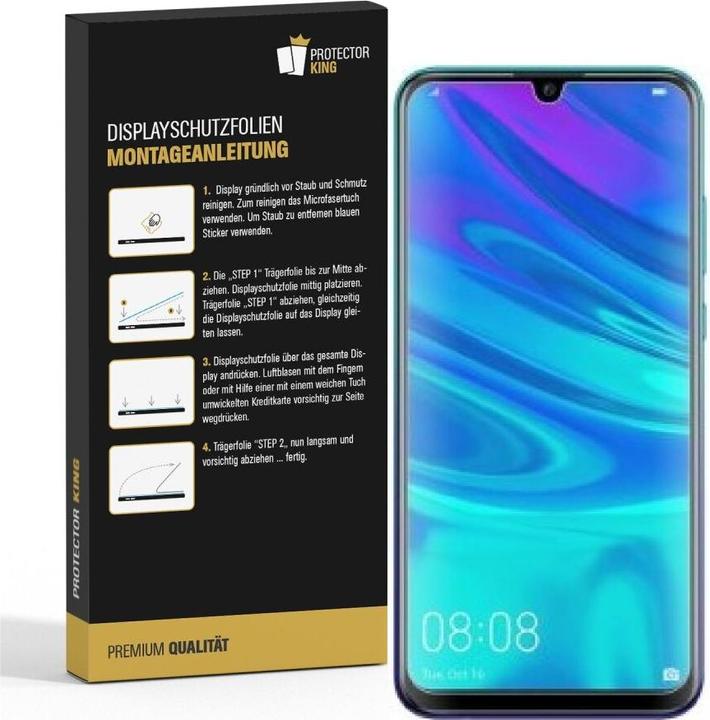 Actual product image Protectorking 6x Panzerfolie Anti-Shock matt entspiegelt (6 Piece, Huawei P Smart+ (2019))
