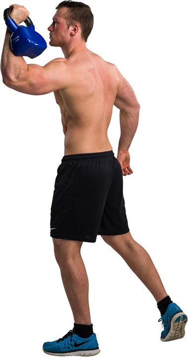 Produktbild Tunturi Vinyl Gusseisen Kettlebell (1 x 4 kg)