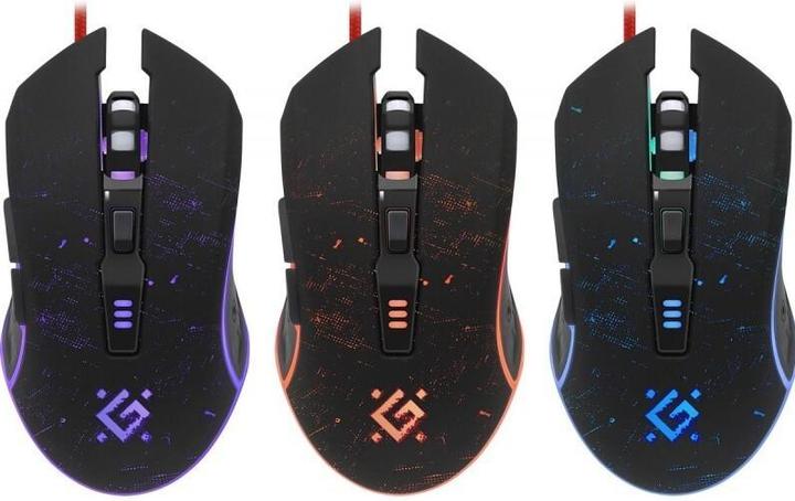 Actual product image Defender DRAGLEN GM-907 7200 DPI wired gaming mouse (Cable)