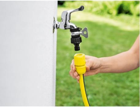 Image du produit Kärcher Adaptateur de prise externe (Adaptateur pour robinetterie extérieure, Adaptateur de robinet, 19 mm)