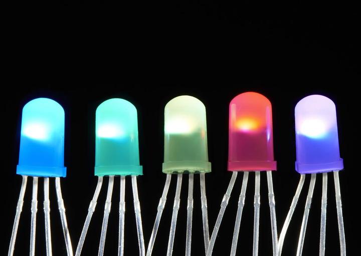 Produktbild Adafruit NeoPixel Diffused 5mm Through-Hole LED 5 Pack