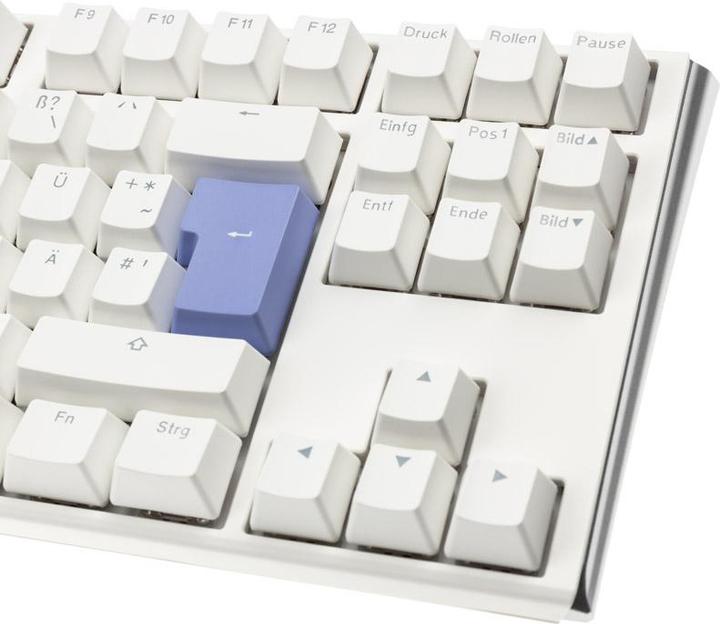 Productafbeelding Ducky One 3 Classic Pure White TKL Gaming Keyboard, RGB LED - MX-Brown (NL, Bedraad)