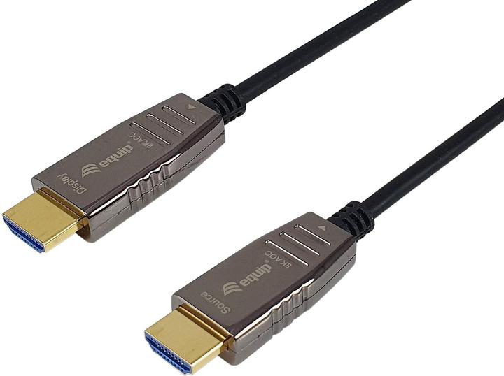 Actual product image equip Displayport Cable -> HDMI St/St 20m 8K/60Hz black (20 m, HDMI)
