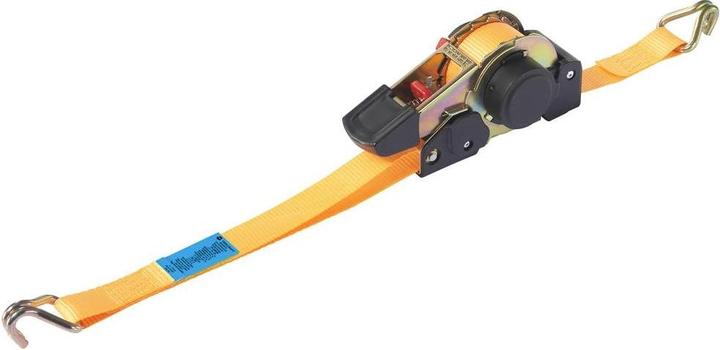 Actual product image Toolcraft TO-8689779 Self-retracting tensioning strap Tensile force LC tie-down lashing (single