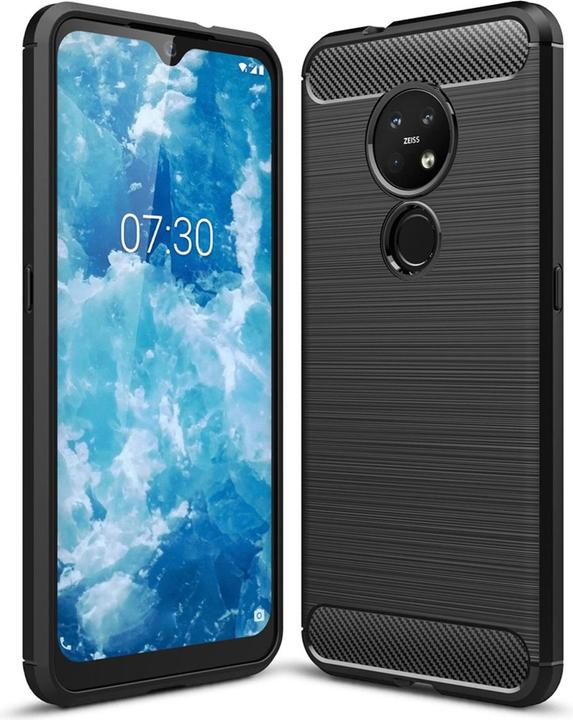 Produktbild Nalia Carbon Look Hülle (Nokia 6.2, Nokia 7.2)