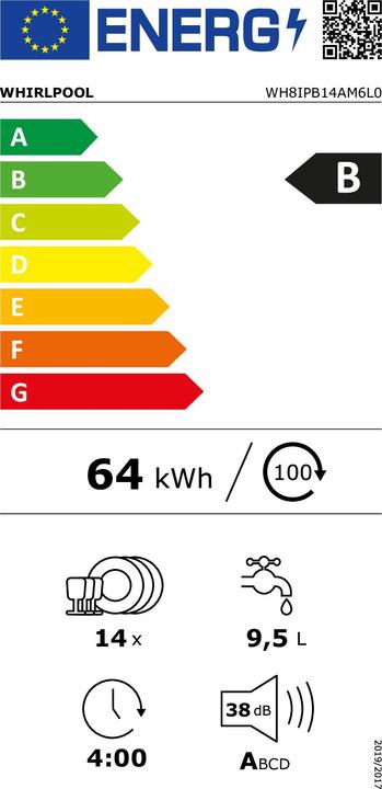 Etichetta energetica Whirlpool WH8IPB14AM6L0