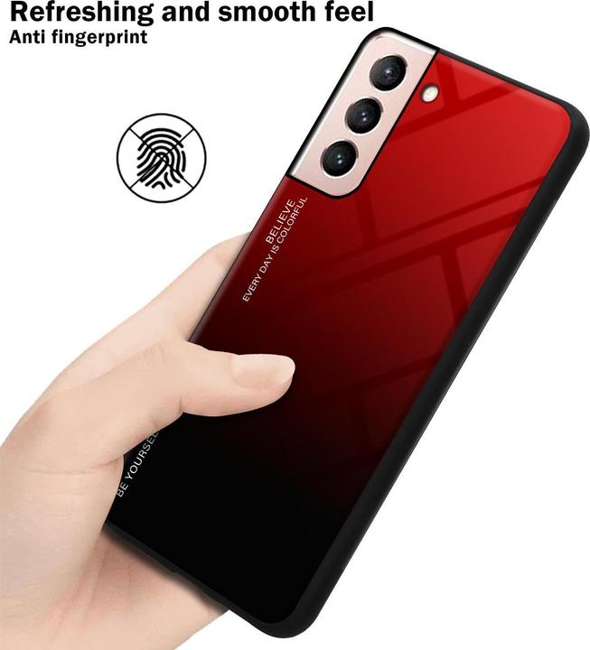 Produktbild Cadorabo TPU 2 Farben Glas Cover (Samsung Galaxy S21 5G)