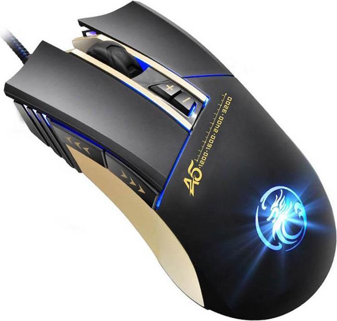 Immagine prodotto JTI Apedra A5 Mouse da gioco ottico LED ad alta precisione - 3200 DPI (Cablato)