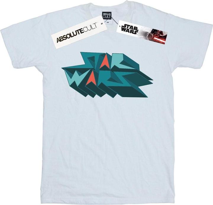 Star Wars Edgy Block Logo TShirt (4XL)
