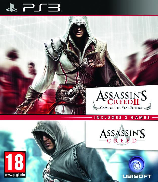 Produktbild Ubisoft PS3 „Assassin's Creed“ ir „Assassin's Creed II GOTY Edition“ dvigubas paketas (PS3, EN)
