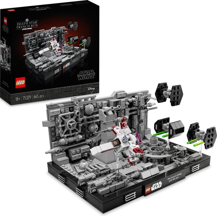Immagine prodotto LEGO Diorama della corsa in trincea della Morte Nera (75329, LEGO Star Wars)