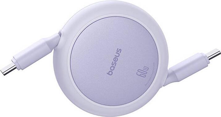 Produktbild Baseus Free2Pull Mini USB-C to USB-C 60W USB cable, 1m (purple) (1 m, USB 3.0)