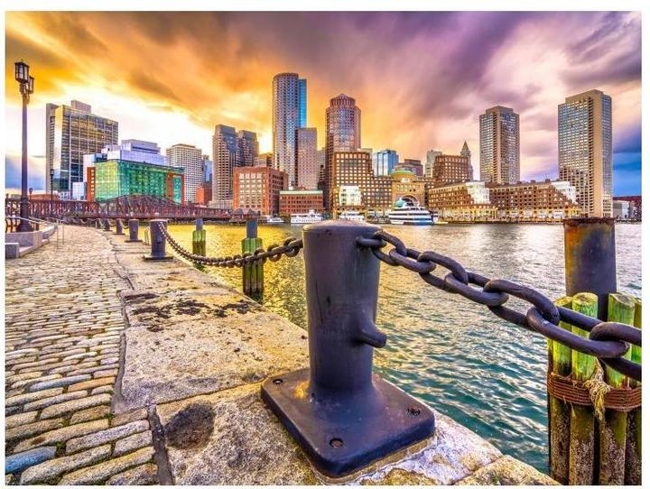 Image du produit Enjoy Puzzle ENJOY-2079 - Puzzle de Boston Harbor at Dusk, USA, 1000 pièces (1000 pièces)