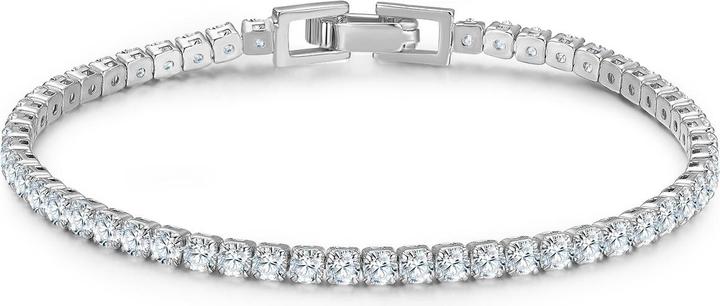 Glanzstücke München Damen Sterling Silber Zirkonia Silber - 34418 (19 cm, 925er Silber)
