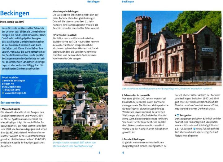 Immagine prodotto Saarland entdecken! 1000 Freizeittipps (Tedesco, Günther Klahm, 2023)
