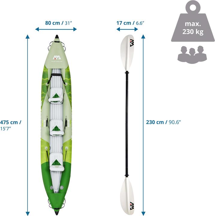 Image du produit Aqua Marina Betta-475 Kayak (3 pers.)