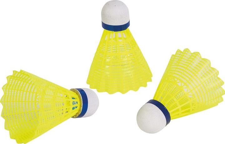 Actual product image Winfun Hose 3 Yellow Badminton Feather Slopes