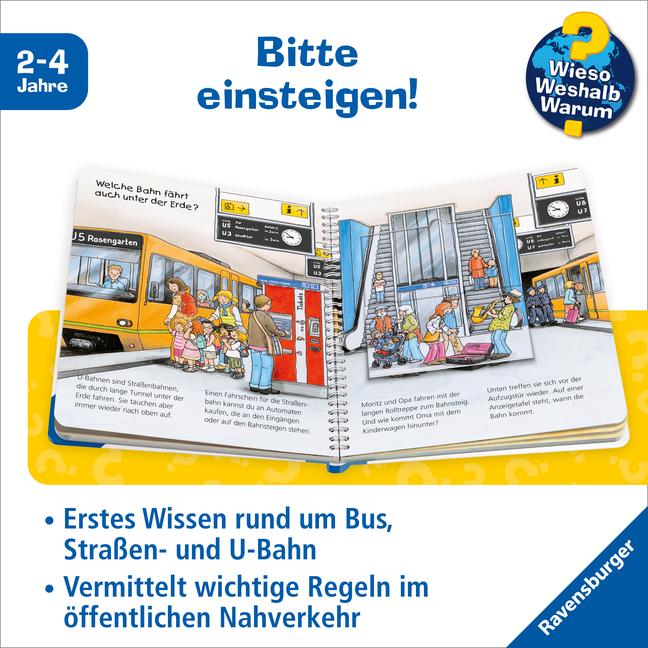 Produktbild Ravensburger Unterwegs mit Bus und Bahn (Deutsch, Andrea Erne, Christian Zimmer, 2017)