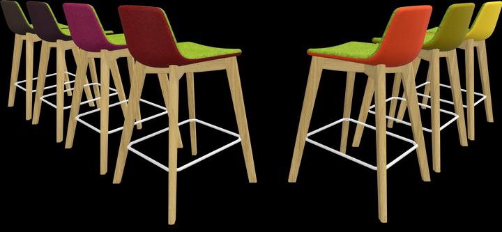 Actual product image Narbutas Twist & Sit Bar Stool