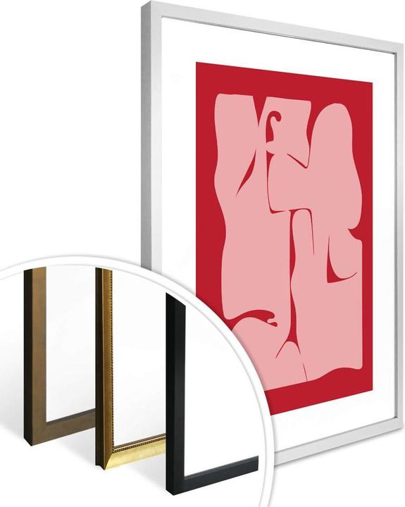 Immagine prodotto Trenddeko Rosso astratto (50 x 60 cm)