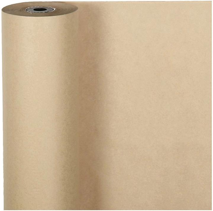 Creativ Company Geschenkpapier 50 cm x 100 m Natur (Geschenkpapier, 1 x)