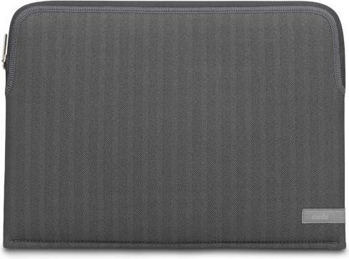 Moshi Pluma Laptop Sleeve for MacBook Pro/Air 13" (2020) - Herringbone Gray (13", Apple)