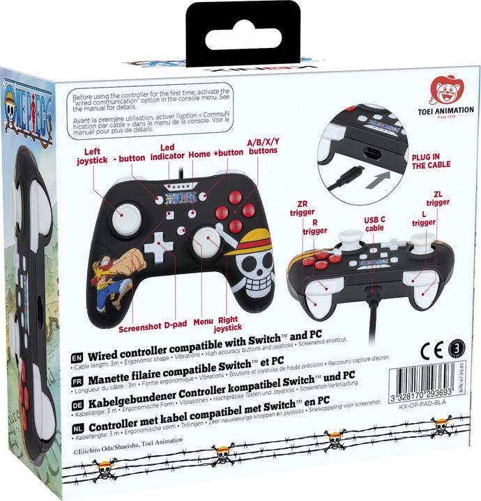 Image du produit NoName ONE PIECE - Manette Filaire - Nintendo Switch / PC (PC, Switch)