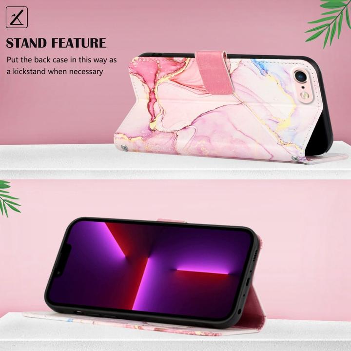 Actual product image König Design Case Mobile Protection for Apple iPhone SE 2022 Case Cover Wallet 360 Degree (Apple iPhone 7)
