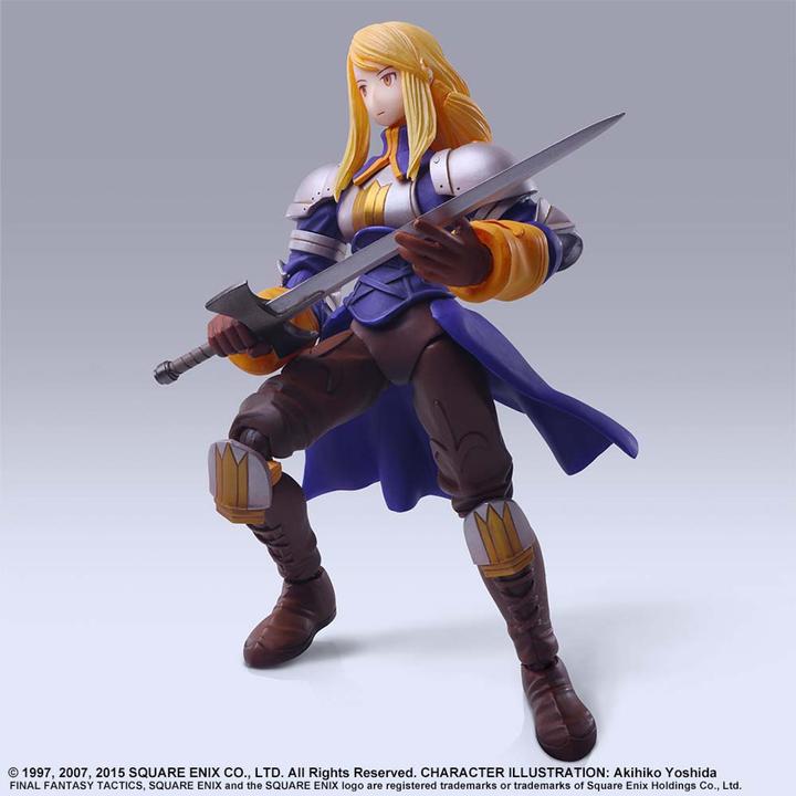 Actual product image Square Enix Final Fantasy Tactics Bring Arts action figure Agrias Oaks 14 cm