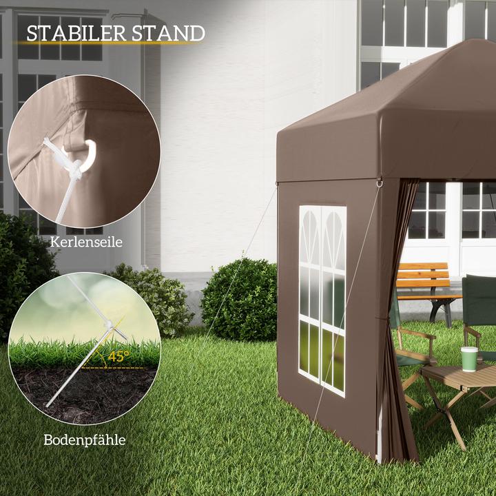 Actual product image Outsunny Folding pavilion (200 cm, 200 cm)
