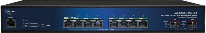 Actual product image Allnet Apollo full managed Layer2+ 10Port - 8x 2.5GB - PoE Budget 240W - 8x PoE at - 2x SFP+ - Apol (10 Ports)