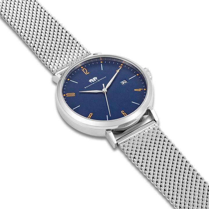 Produktbild Quarzuhr Arakon II Edelstahl Silber - 34094 (Analoguhr, 42 mm)