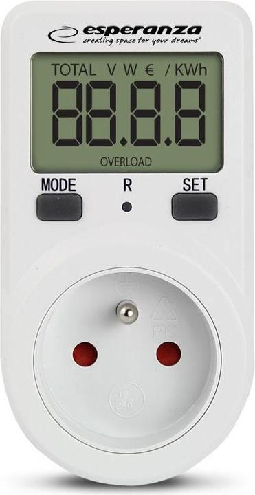 Image du produit Esperanza ELA102 Compteur électronique de consommation d'électricité
