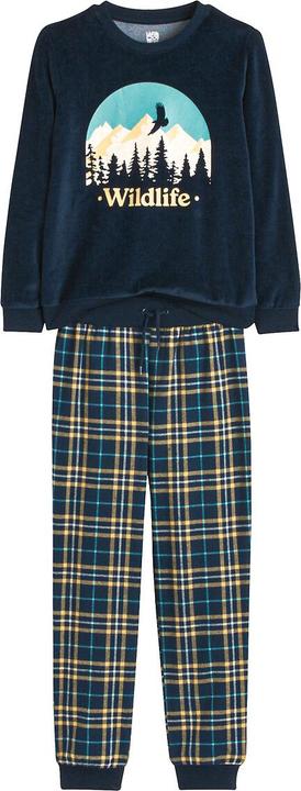 La Redoute Collections Pyjama aus Samt/Flanell