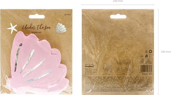 Immagine prodotto Partydeco Tovaglioli di carta (20 x, 13 x 12,5 cm)