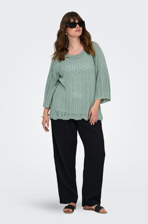 Produktbild Only Normal geschnitten Rundhals Plus Pullover Strickpullover (S)