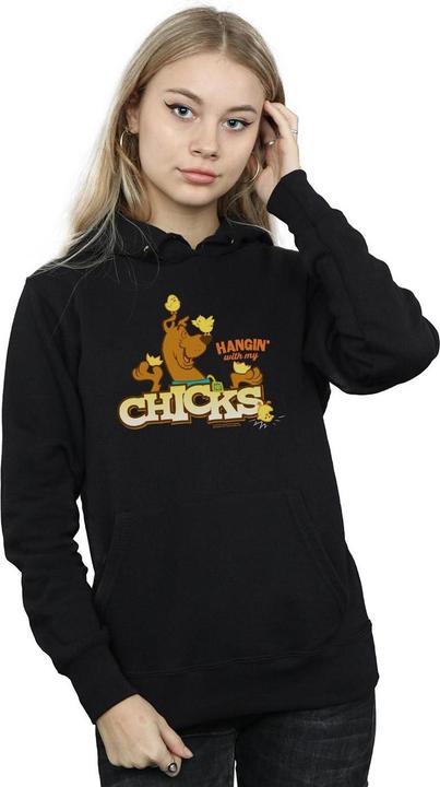 Immagine prodotto Scooby Doo Hangin With My Chicks Felpa con Cappuccio Donna (XXL)