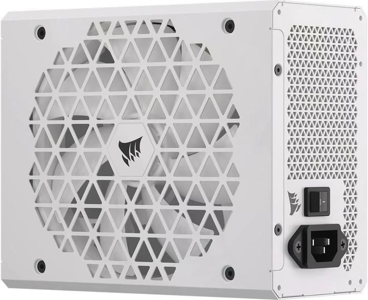 Actual product image Corsair RMx Shift White Series, RM1200x Shift White, 1200 Watt, 80 PLUS GOLD Certified, Fully Modular Power (1200 W)
